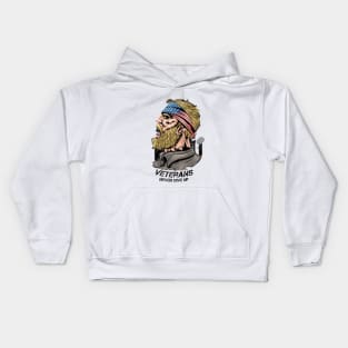 Veterans don't give up Kids Hoodie